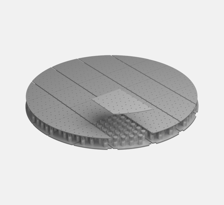 Perforated & Nozzle Tray